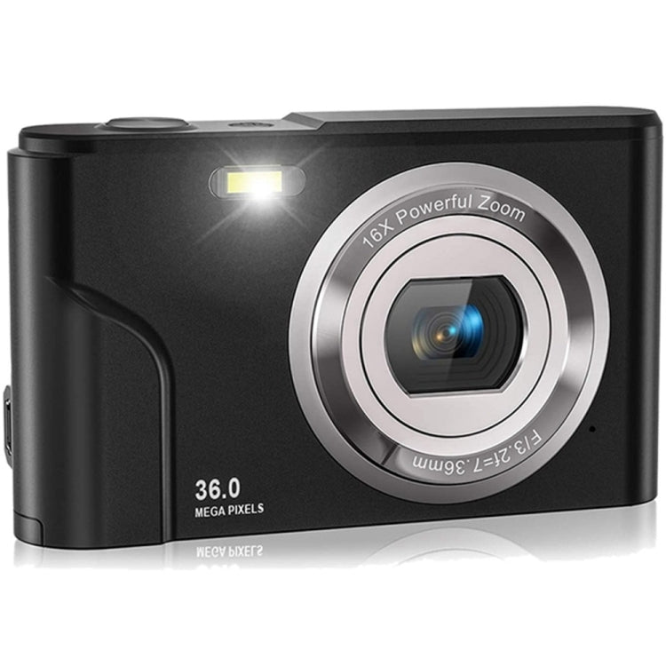 DC311 2.4 inch 36MP 16X Zoom 2.7K Full HD Digital Camera Children Card Camera, US Plug(Black) - Children Cameras by PMC TechLife | Online Shopping South Africa | PMC TechLife | Buy Now Pay Later Mobicred