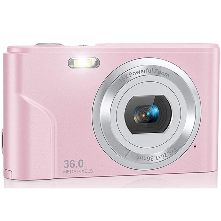 DC311 2.4 inch 36MP 16X Zoom 2.7K Full HD Digital Camera Children Card Camera, UK Plug (Pink) - Children Cameras by PMC TechLife | Online Shopping South Africa | PMC TechLife | Buy Now Pay Later Mobicred