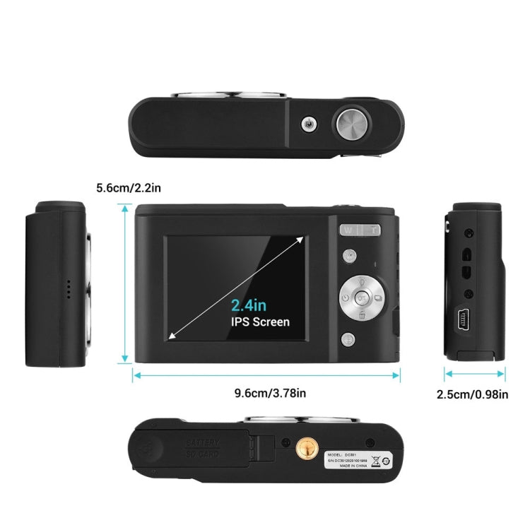 DC311 2.4 inch 36MP 16X Zoom 2.7K Full HD Digital Camera Children Card Camera, UK Plug (Silver) - Children Cameras by PMC TechLife | Online Shopping South Africa | PMC TechLife | Buy Now Pay Later Mobicred