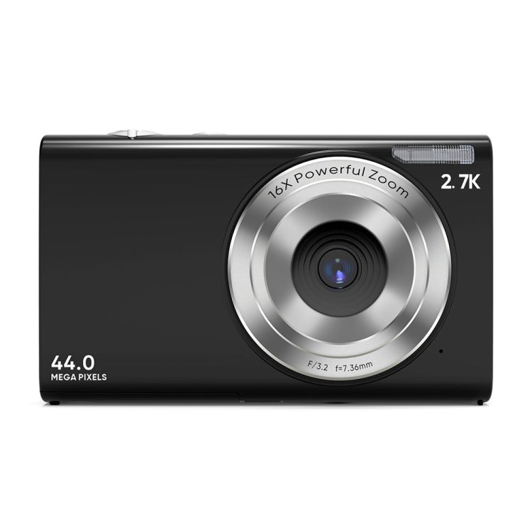 DC402 2.4 inch 44MP 16X Zoom 2.7K Full HD Digital Camera Children Card Camera, UK Plug (Black) - free shipping - PMC Jewellery - Order now!