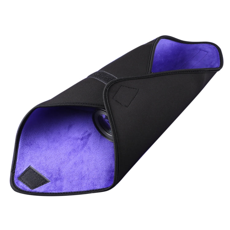 Hundred-folding Cloth Photography Camera SLR Liner Lens Bag Thickening Wrapped Cloth Plus Velvet, Size: 45x45cm (Purple) - free shipping - PMC TechLife - Order now!