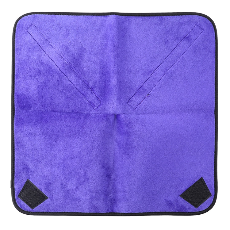 Hundred-folding Cloth Photography Camera SLR Liner Lens Bag Thickening Wrapped Cloth Plus Velvet, Size: 45x45cm (Purple) - free shipping - PMC TechLife - Order now!