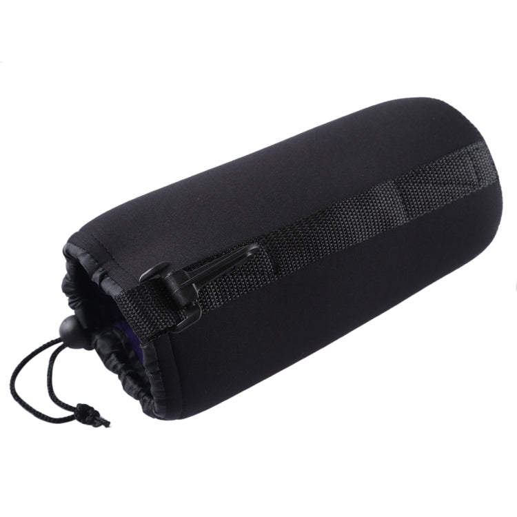 4 PCS Neoprene SLR Camera Lens Carrying Bag Pouch Bag with Carabiner, Size: 10x22cm, 10x14cm, 10x18cm, 8x10cm - free shipping - PMC TechLife - Order now!