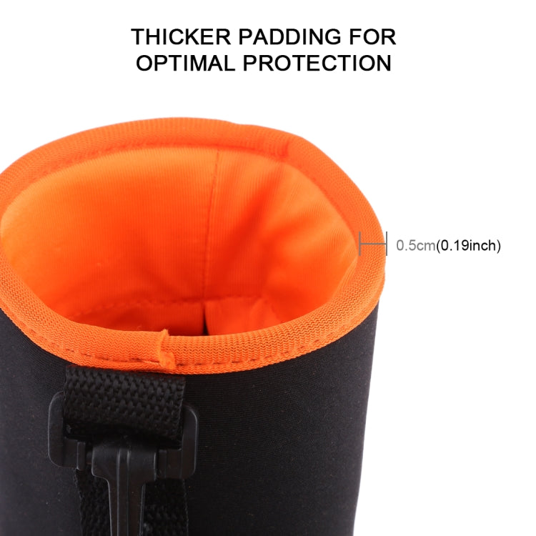4 in 1 SLR Camera Lens Bag Micro Single Lens Bag Lens Inner Bile Bag Waterproof Protective Case Plus Velvet Thickening (Orange) - free shipping - PMC TechLife - Order now!