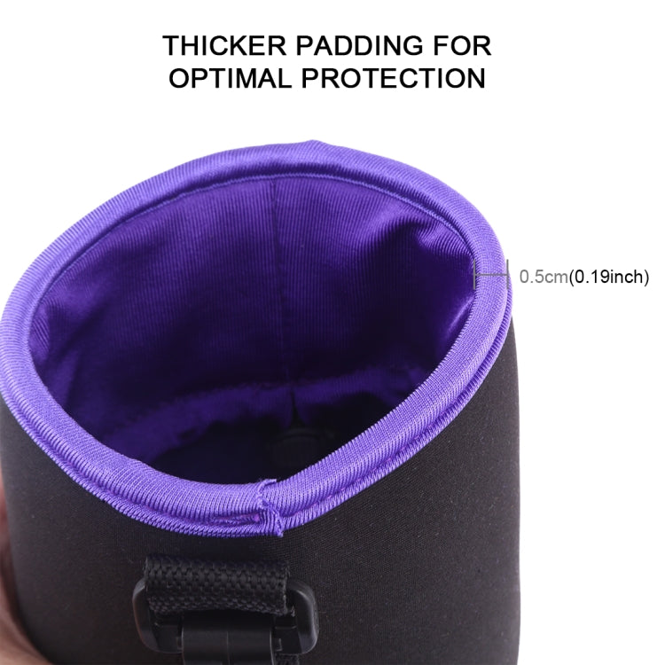 4 in 1 SLR Camera Lens Bag Micro Single Lens Bag Lens Inner Bile Bag Waterproof Protective Case Plus Velvet Thickening (Purple) - free shipping - PMC TechLife - Order now!
