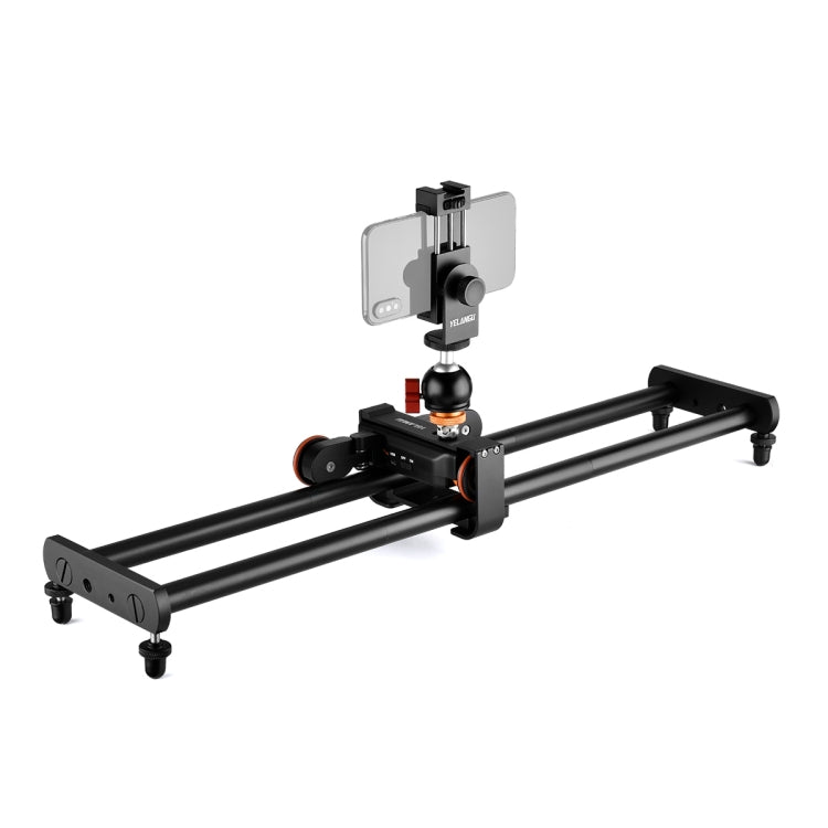 YELANGU L60E 60cm Slide Rail Track + L4 3-Wheel Video Dolly with Phone Clamp & Ballhead - free shipping - PMC TechLife - Order now!