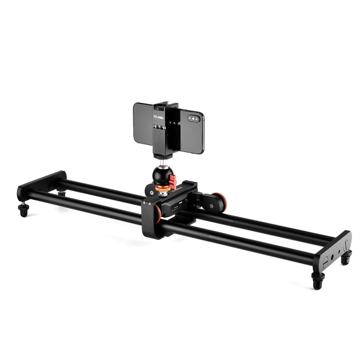 YELANGU L60E 60cm Slide Rail Track + L4 3-Wheel Video Dolly with PC142 Phone Clamp & Ballhead - free shipping - PMC TechLife - Order now!