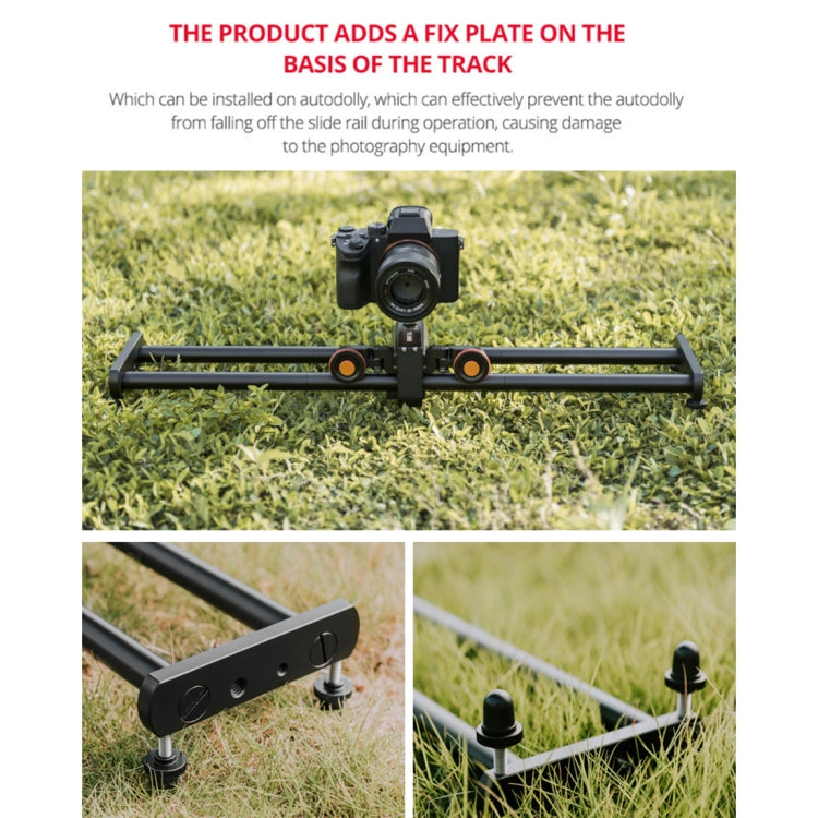YELANGU L60E 60cm Slide Rail Track + L4 3-Wheel Video Dolly with PC142 Phone Clamp & Ballhead - free shipping - PMC TechLife - Order now!