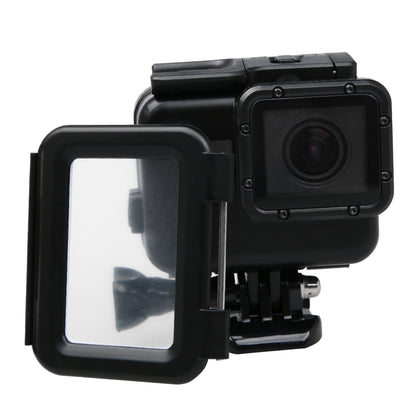 2 in 1 for GoPro HERO6 /5 Touch Screen Back Cover + 45m Waterproof Housing Protective Case(Need to Disassemble Lens When Installed) with Buckle Basic Mount & Lead Screw(Black) - Waterproof Cases by PMC Jewellery | Online Shopping South Africa | PMC Jewellery | Buy Now Pay Later Mobicred