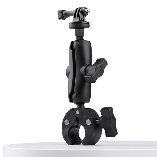 Extended Version 360 Rotation Adjustable Action Camera Bike Motorcycle Handlebar Holder (Black) - Bicycle Handlebar Mount by PMC Jewellery | Online Shopping South Africa | PMC Jewellery | Buy Now Pay Later Mobicred