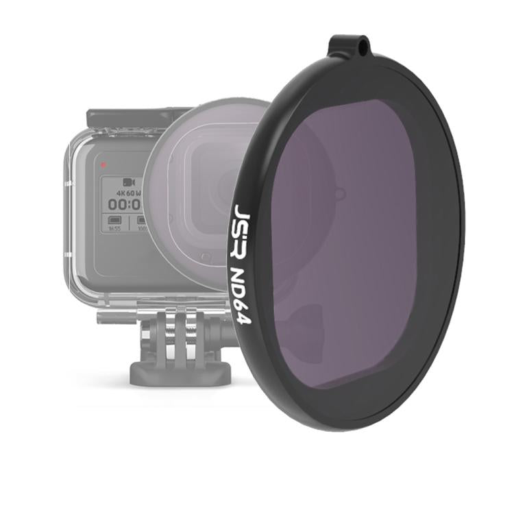 JSR Round Housing ND64 Lens Filter for GoPro HERO8 Black - Lens Filter by JSR | Online Shopping South Africa | PMC TechLife | Buy Now Pay Later Mobicred