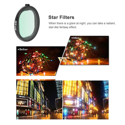 JSR Round Housing Star Effect Lens Filter for GoPro HERO8 Black - Lens Filter by JSR | Online Shopping South Africa | PMC Jewellery | Buy Now Pay Later Mobicred