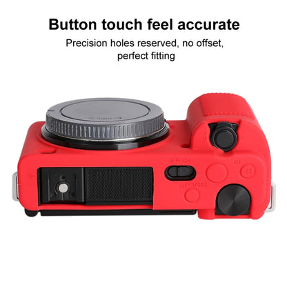 For Sony ZV-E10 Soft Silicone Protective Case (Red) - Protective Case by PMC Jewellery | Online Shopping South Africa | PMC Jewellery