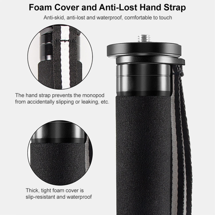 BEXIN P335C Camera Carbon Fiber Monopod Travel Live Selfie Bracket Holder - Monopods by BEXIN | Online Shopping South Africa | PMC TechLife | Buy Now Pay Later Mobicred