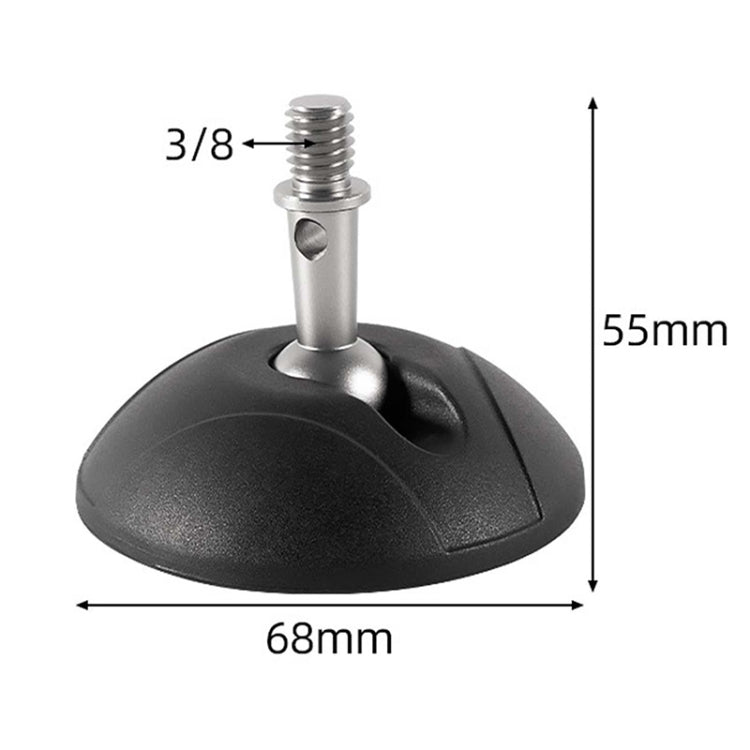 BEXIN GSF68-S Tripod 3/8 inch Stainless Steel Foot Spikes Plastic Foot Pad - Other Accessories by BEXIN | Online Shopping South Africa | PMC TechLife | Buy Now Pay Later Mobicred