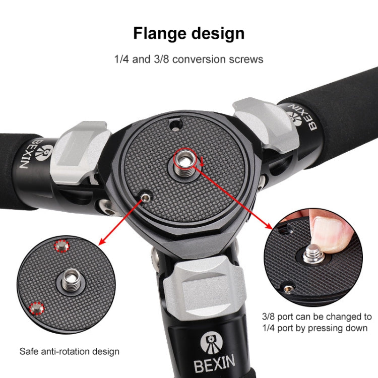 BEXIN RC334 Portable Collapsible Carbon Fiber Camera Tripod with K44 Panoramic BallHead - free shipping - PMC TechLife - Order now!