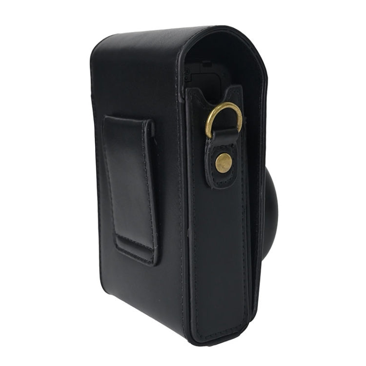 Full Body Camera PU Leather Case Bag with Strap for Ricoh GR / GRII / GRIII, Casio ZR1200 / ZR1500/ ZR2000/ ZR3500, ZR3600 / ZR3700 / ZR5500 (Black) - Leather Bag by PMC TechLife | Online Shopping South Africa | PMC TechLife | Buy Now Pay Later Mobicred