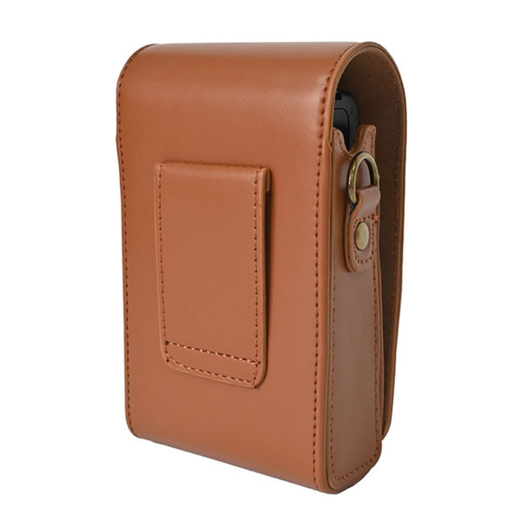 Full Body Camera PU Leather Case Bag with Strap for Ricoh GR / GRII / GRIII, Casio ZR1200 / ZR1500/ ZR2000/ ZR3500, ZR3600 / ZR3700 / ZR5500 (Brown) - Leather Bag by PMC TechLife | Online Shopping South Africa | PMC TechLife | Buy Now Pay Later Mobicred