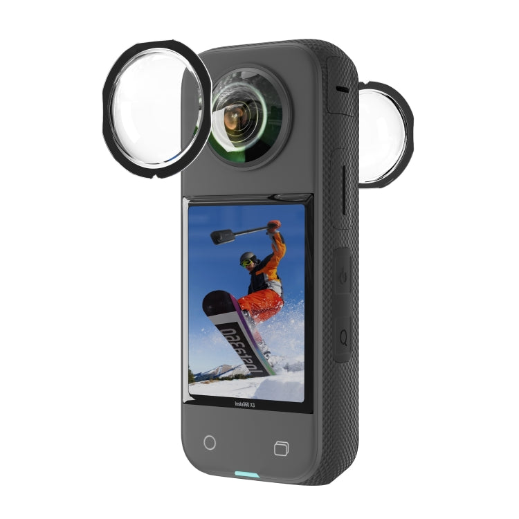 For Insta360 X3 STARTRC Lens Guard PC Protective Cover(Black) - Len Accessories by STARTRC | Online Shopping South Africa | PMC Jewellery | Buy Now Pay Later Mobicred