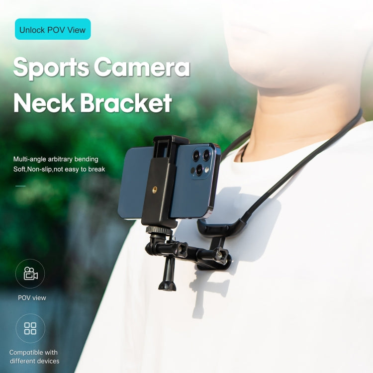 STARTRC Hands Free Lazy Wearable Neck Camera Holder FPV Vlog POV Mount (Black) - Holder by STARTRC | Online Shopping South Africa | PMC Jewellery | Buy Now Pay Later Mobicred