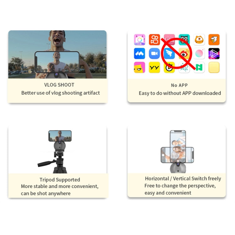 Q9 Al Gesture Recognition Two Axis Follow-up Cloud Platform(Gold) - Tripod Heads by PMC TechLife | Online Shopping South Africa | PMC TechLife | Buy Now Pay Later Mobicred
