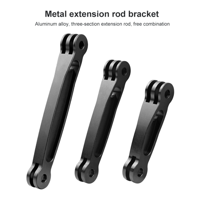 3 in 1 Joint Aluminum Extension Arm Grip Extenter for GoPro Hero12 Black / Hero11 /10 /9 /8 /7 /6 /5, Insta360 Ace / Ace Pro, DJI Osmo Action 4 and Other Action Cameras - Others by PMC Jewellery | Online Shopping South Africa | PMC Jewellery | Buy Now Pay Later Mobicred