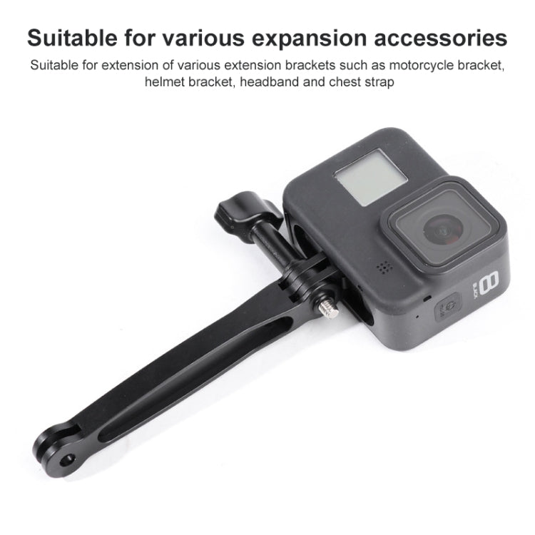 Joint Aluminum Extension Arm Grip Extenter for GoPro, Insta360, DJI and Other Action Cameras, Length: 10.8cm - Others by PMC TechLife | Online Shopping South Africa | PMC TechLife | Buy Now Pay Later Mobicred