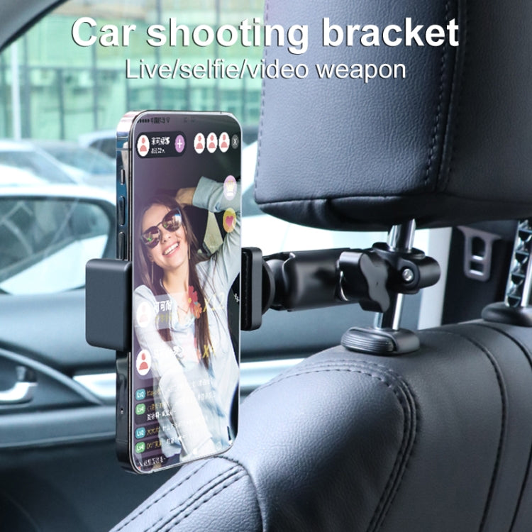25mm Ballhead Car Front Seat Handlebar Fixed Mount Holder with Tripod Adapter & Screw & Phone Clamp & Anti-lost Silicone Case for GoPro, Insta360, DJI and Other Action Cameras - Connection Mount by PMC TechLife | Online Shopping South Africa | PMC TechLife | Buy Now Pay Later Mobicred