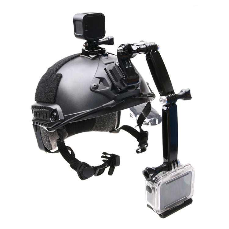 Helmet Front Mount Bundle Set for GoPro, Insta360, DJI and Other Action Cameras - Helmet Mount by PMC TechLife | Online Shopping South Africa | PMC TechLife | Buy Now Pay Later Mobicred