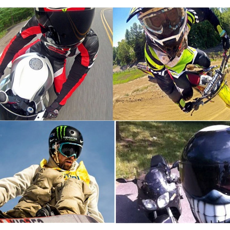 Helmet Front Mount Bundle Set for GoPro, Insta360, DJI and Other Action Cameras - Helmet Mount by PMC TechLife | Online Shopping South Africa | PMC TechLife | Buy Now Pay Later Mobicred