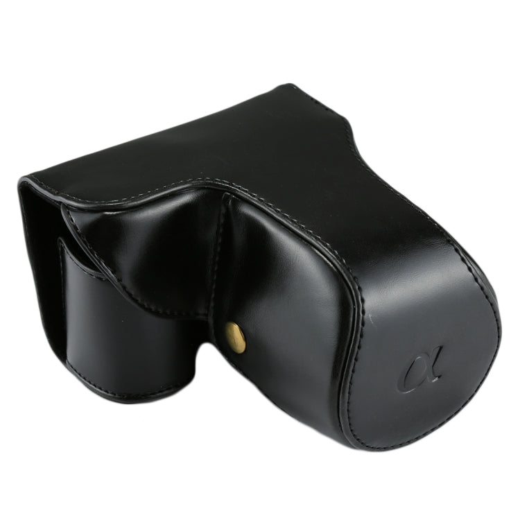 Full Body Camera PU Leather Case Bag with Strap for Sony NEX 7 / F3 (18-55mm Lens)(Black) - free shipping - PMC TechLife - Order now!