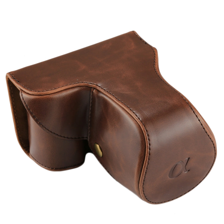 Full Body Camera PU Leather Case Bag with Strap for Sony NEX 7 / F3 (18-55mm Lens)(Coffee) - free shipping - PMC TechLife - Order now!