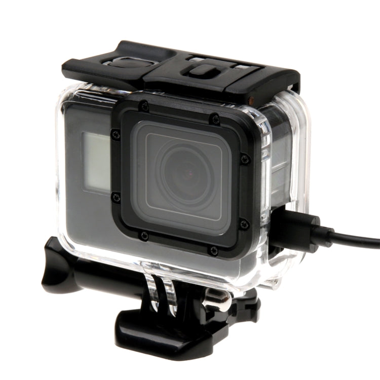 For GoPro HERO6 /5 Skeleton Housing Protective Case + Hollow Back Cover with Buckle Basic Mount & Screw, No Need to Disassemble Lens - free shipping - PMC TechLife - Order now!