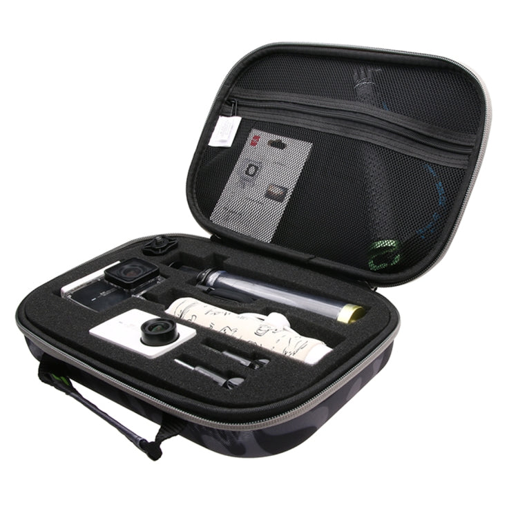 Camouflage Pattern EVA Shockproof Waterproof Portable Case forGoPro, Insta360, DJI and Other Action Cameras Accessories, Size: 27cm x 19cm x 7cm - Carry Cases by PMC TechLife | Online Shopping South Africa | PMC TechLife | Buy Now Pay Later Mobicred