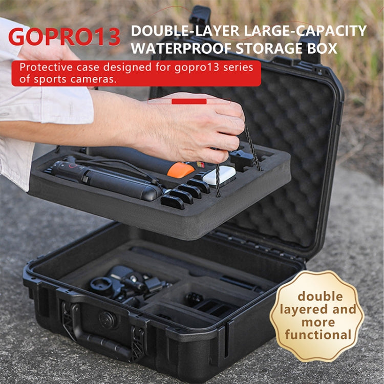 STARTRC Waterproof EVA PP Dual-layer Suitcase Storage Box For GoPro HERO13 Black /12 Black /11 Black /10 Black /9 Black (Black) - free shipping - PMC TechLife - Order now!