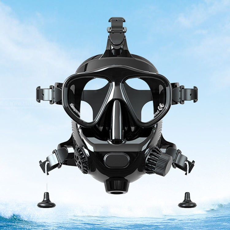 Water Sports Diving Snorkeling Mask Swimming Glasses for GoPro, Insta360, DJI and Other Action Cameras (Black) - Diving Mask by PMC TechLife | Online Shopping South Africa | PMC TechLife