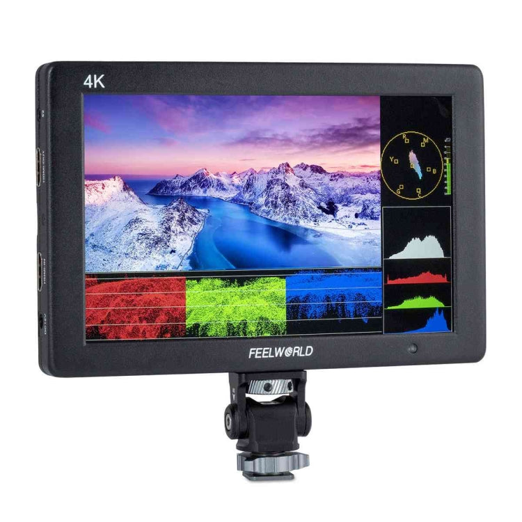 FEELWORLD T7 PLUS 7 inch 3D LUT DSLR Camera Field Monitor with Waveform 4K HDMI Aluminum Housing (Black) - free shipping - PMC TechLife - Order now!