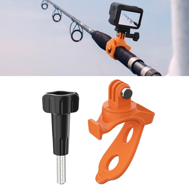 Sunnylife Action Camera Flexible Mount 360 Strap Wrap Band Mount Bike Tube Clip Holder (Orange) - free shipping - PMC TechLife - Order now!