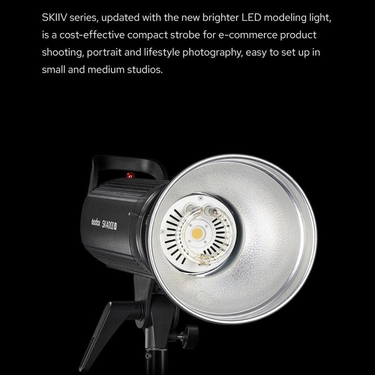 Godox SK400II-V Studio Flash Photo Light 400Ws Bowens Mount Monolight Light (UK Plug) - free shipping - PMC TechLife - Order now!