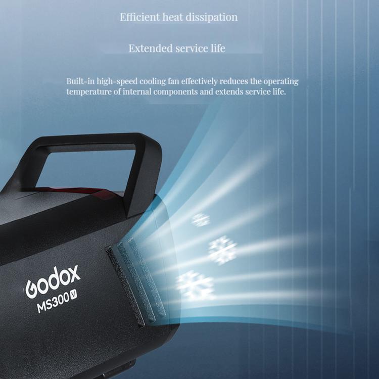 Godox MS300-V Studio Flash Light 300Ws Bowens Mount Strobe Light with Lamp Cover (UK Plug) - free shipping - PMC TechLife - Order now!