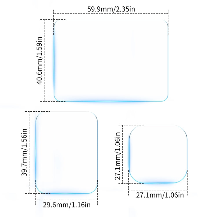For GoPro HERO13 Black STARTRC 2 Sets 3 in 1 Lens and Front Back Screen Tempered Glass Film - free shipping - PMC TechLife - Order now!