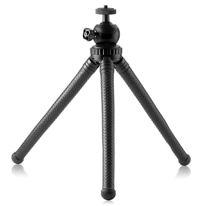 W1 Mini Octopus Flexible Tripod Holder with Ball Head for SLR Cameras, GoPro, Phones (Black) - Portable Mini Tripod by PMC Jewellery | Online Shopping South Africa | PMC Jewellery | Buy Now Pay Later Mobicred