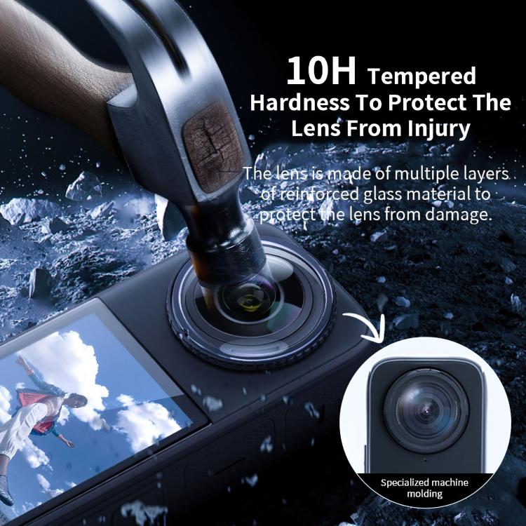 For insta360 X5 STARTRC Swivel Protective Lens Guad Glass Lens Cover - free shipping - PMC TechLife - Order now!