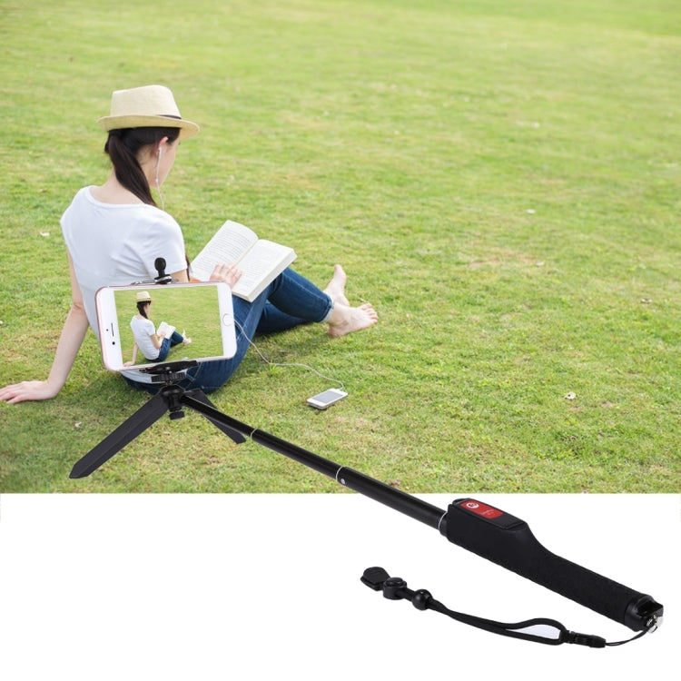 Letspro LY-11 3 in 1 Handheld Tripod Self-portrait Monopod Extendable Selfie Stick with Remote Shutter for Smartphones, Digital Cameras, GoPro Sports Cameras - free shipping - PMC TechLife - Order now!