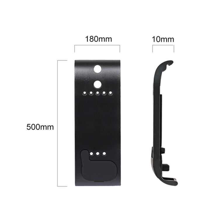 BS Plastic Battery Side Interface Cover with Silicone Plug for GoPro HERO13 Black /12 Black /11 Black /10 Black /9 Black - Skeleton Housing by PMc TechLife | Online Shopping South Africa | PMc TechLife | Buy Now Pay Later Mobicred