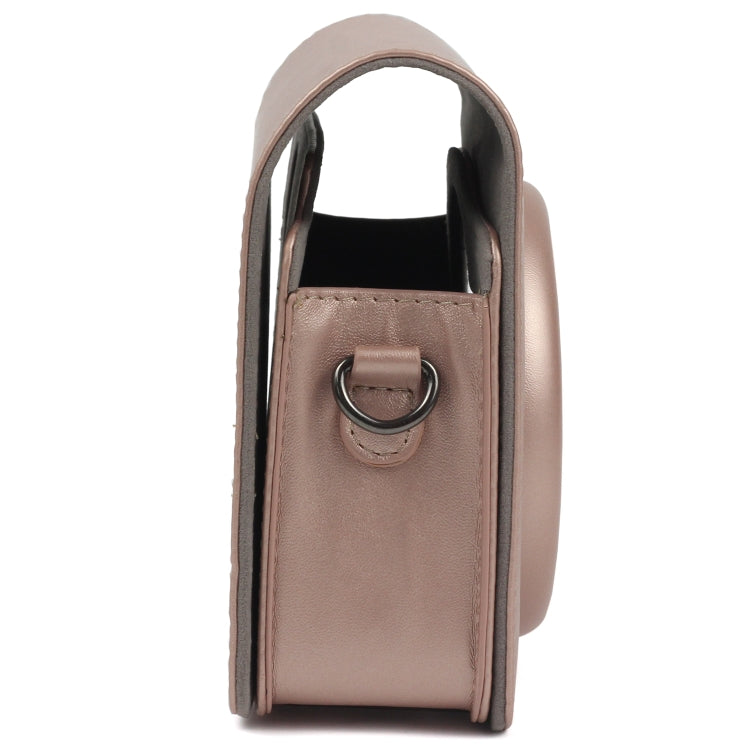 Pearly Lustre PU Leather Case Bag for FUJIFILM Instax SQUARE SQ6 Camera, with Adjustable Shoulder Strap(Light Brown) - free shipping - PMC TechLife - Order now!