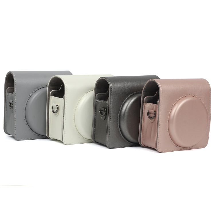 Pearly Lustre PU Leather Case Bag for FUJIFILM Instax SQUARE SQ6 Camera, with Adjustable Shoulder Strap(Light Brown) - free shipping - PMC TechLife - Order now!