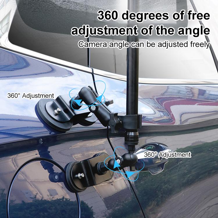Dual-Leg Magnetic Base Crab Clamp Fixed Mount Holder for GoPro and Other Action Cameras (Black) - free shipping - PMC TechLife - Order now!