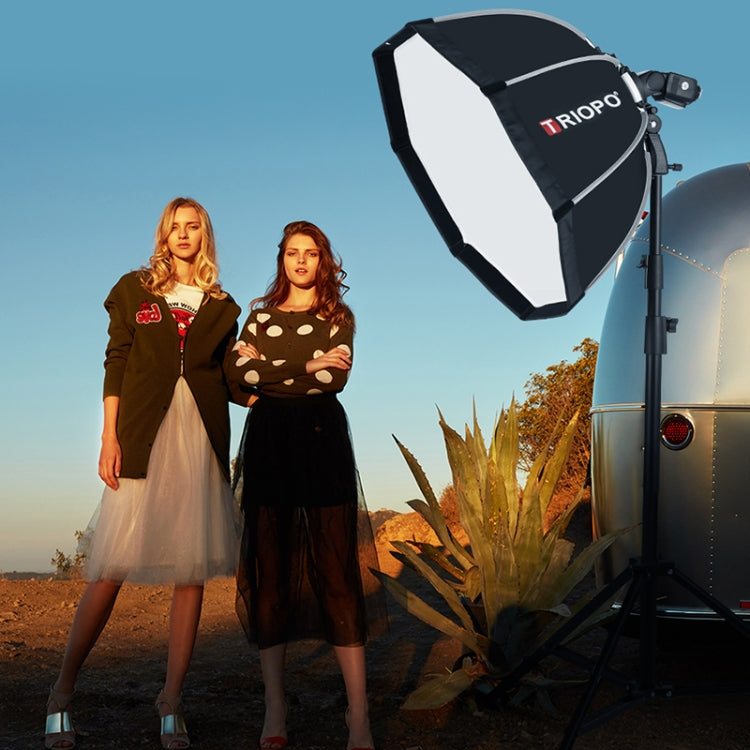 TRIOPO KS55 55cm Speedlite Flash Octagon Parabolic Softbox Diffuser with Bracket Mount Handle - free shipping - PMC TechLife - Order now!