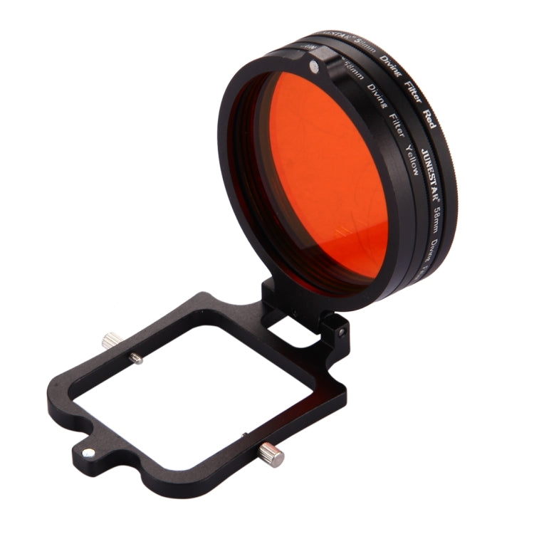 58mm Yellow + Red + Purple Diving Lens Filter for GoPro HERO7 Black/6 /5 - Lens Filter by PMC TechLife | Online Shopping South Africa | PMC TechLife | Buy Now Pay Later Mobicred